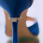 Diamond ring on heel
